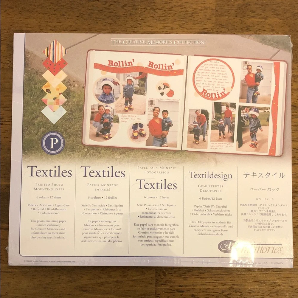 Creative Memories Textiles and Miyabi Paper Pack Scrapbook Kits